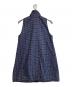 PRADA (プラダ) Re-Nylonノースリーブワンピース ネイビー×ホワイト サイズ:40：75000円
