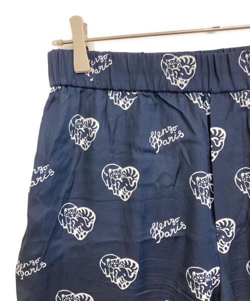 KENZO（ケンゾー）KENZO (ケンゾー) ジャングルハートプリントパジャマパンツ ネイビー サイズ:SIZE Sの古着・服飾アイテム