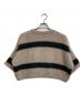 BRUNELLO CUCINELLI (ブルネロクチネリ) 半袖ニット ベージュ×ブラック サイズ:SIZE M：30000円