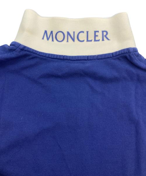 MONCLER（モンクレール）MONCLER (モンクレール) ポロシャツ ブルー サイズ:SIZE Lの古着・服飾アイテム