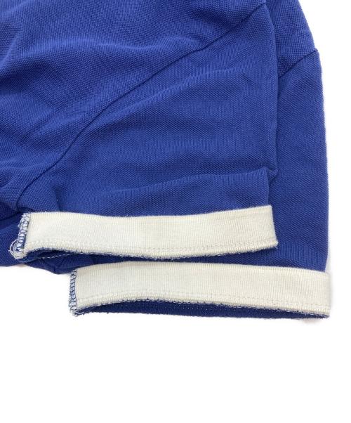 MONCLER（モンクレール）MONCLER (モンクレール) ポロシャツ ブルー サイズ:SIZE Lの古着・服飾アイテム