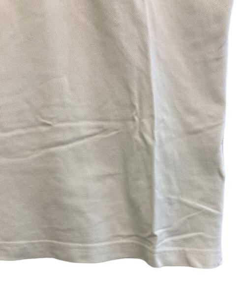 MONCLER（モンクレール）MONCLER (モンクレール) ポロシャツ ホワイト サイズ:SIZE Lの古着・服飾アイテム