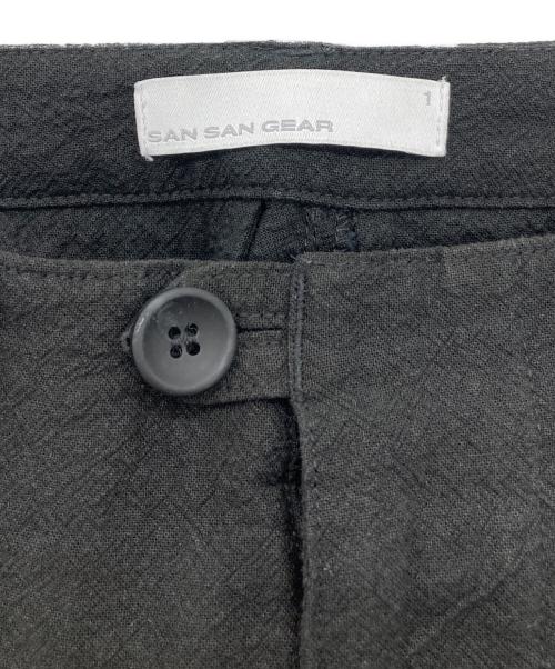 san san gear（サンサンギア）SAN SAN GEAR (サンサンギア) WEAVE TAPED PANTS ブラック サイズ:SIZE 1の古着・服飾アイテム