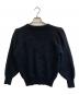 Yves Saint Laurent (イヴサンローラン) アンゴラ混丸首カーディガン ブラック サイズ:SIZE M：8000円