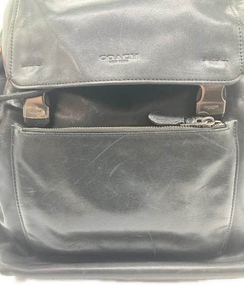 COACH（コーチ）COACH (コーチ) レザーリュック ブラックの古着・服飾アイテム