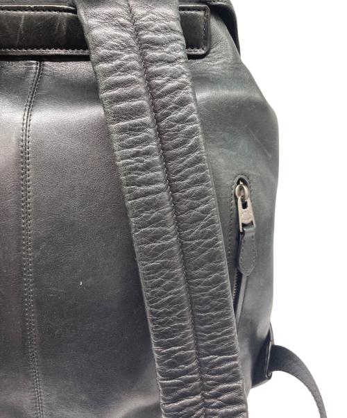 COACH（コーチ）COACH (コーチ) レザーリュック ブラックの古着・服飾アイテム