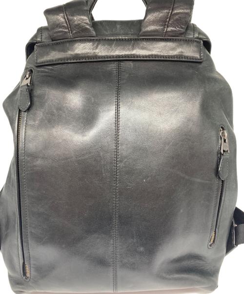 COACH（コーチ）COACH (コーチ) レザーリュック ブラックの古着・服飾アイテム