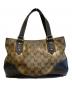GUCCI (グッチ) ハンドバッグ ベージュ・ダークブラウン：27000円