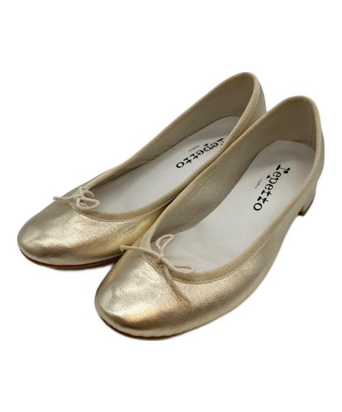 repetto（レペット）Repetto (レペット) Camille バレリーナ ゴールド サイズ:SIZE 36の古着・服飾アイテム