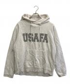 USAFAUSAFA）の古着「リフレクターパーカー」｜グレー