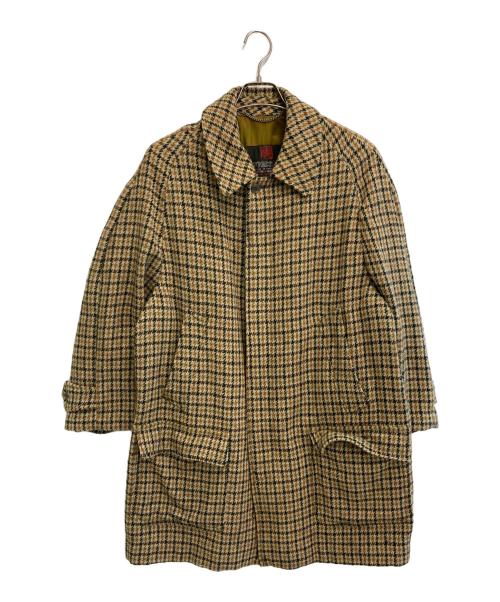 INVERTERE（インバーティア）INVERTERE (インバーティア) ツイードバルカラーコート ベージュ サイズ:４４の古着・服飾アイテム