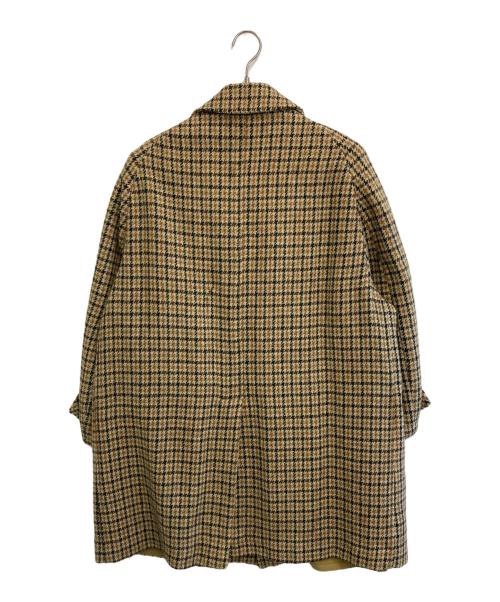 INVERTERE（インバーティア）INVERTERE (インバーティア) ツイードバルカラーコート ベージュ サイズ:４４の古着・服飾アイテム