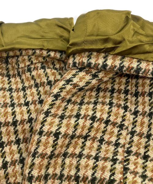 INVERTERE（インバーティア）INVERTERE (インバーティア) ツイードバルカラーコート ベージュ サイズ:４４の古着・服飾アイテム