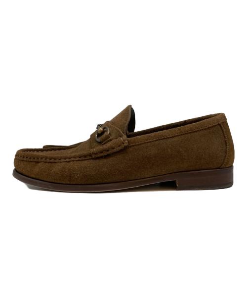 IL MOCASSINO（イルモカシーノ）IL MOCASSINO (イルモカシーノ) スエードビットローファー ブラウン サイズ:40　1/2の古着・服飾アイテム