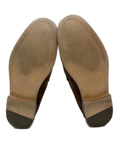 IL MOCASSINO（イルモカシーノ）IL MOCASSINO (イルモカシーノ) スエードビットローファー ブラウン サイズ:40　1/2の古着・服飾アイテム
