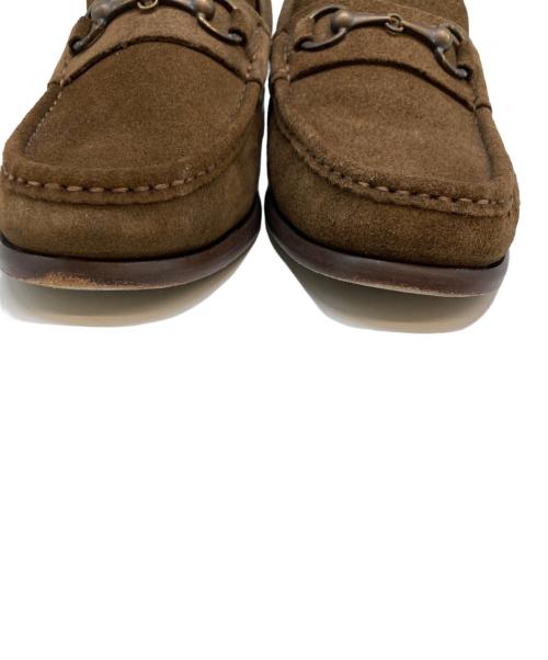 IL MOCASSINO（イルモカシーノ）IL MOCASSINO (イルモカシーノ) スエードビットローファー ブラウン サイズ:40　1/2の古着・服飾アイテム