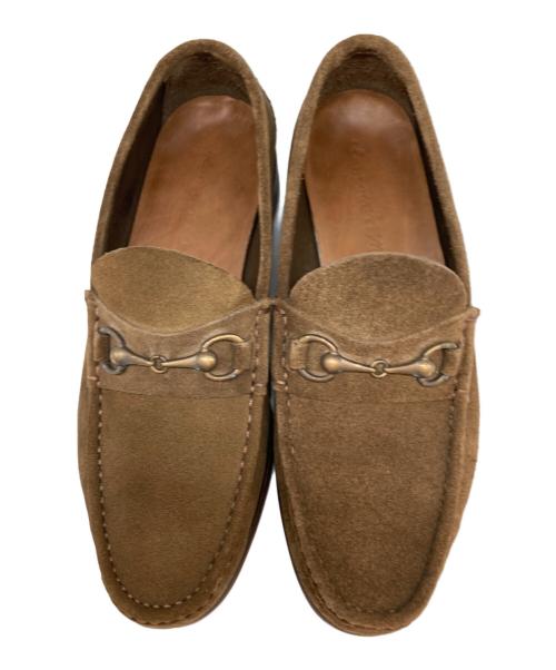 IL MOCASSINO（イルモカシーノ）IL MOCASSINO (イルモカシーノ) スエードビットローファー ブラウン サイズ:40　1/2の古着・服飾アイテム