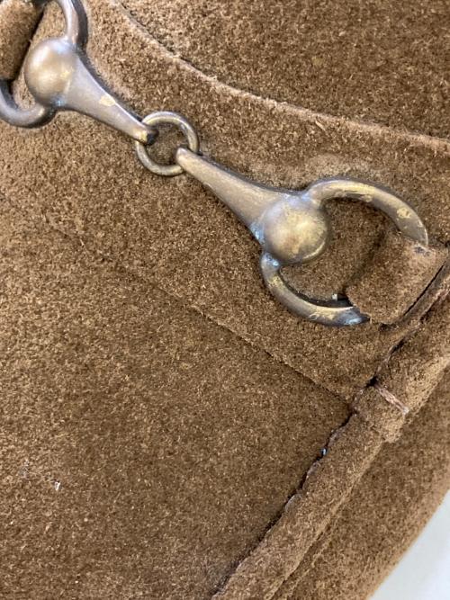 IL MOCASSINO（イルモカシーノ）IL MOCASSINO (イルモカシーノ) スエードビットローファー ブラウン サイズ:40　1/2の古着・服飾アイテム