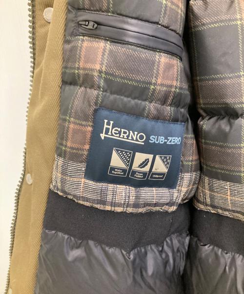 HERNO（ヘルノ）HERNO (ヘルノ) SUB-ZERO ダウンコート オリーブ サイズ:48の古着・服飾アイテム