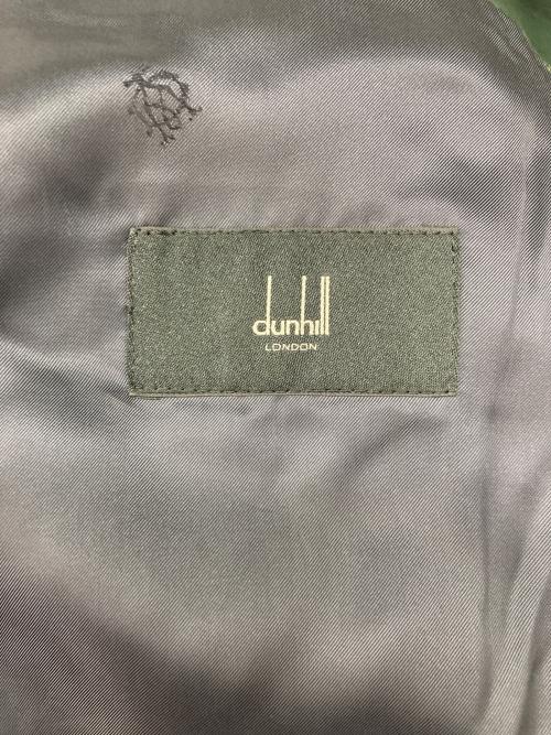 dunhill（ダンヒル）dunhill (ダンヒル) カーフスキンレザージャケット グリーン サイズ:SIZE OMの古着・服飾アイテム