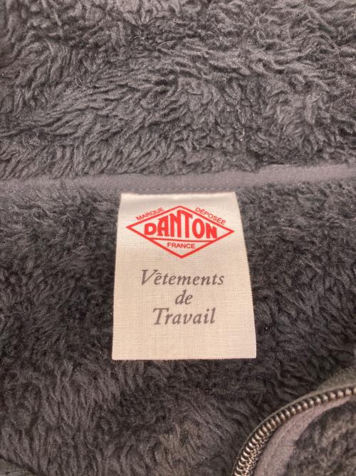 DANTON（ダントン）DANTON (ダントン) HIGH PILE ZIP STAND COLLAR JACKET ブラック サイズ:SIZE Freeの古着・服飾アイテム