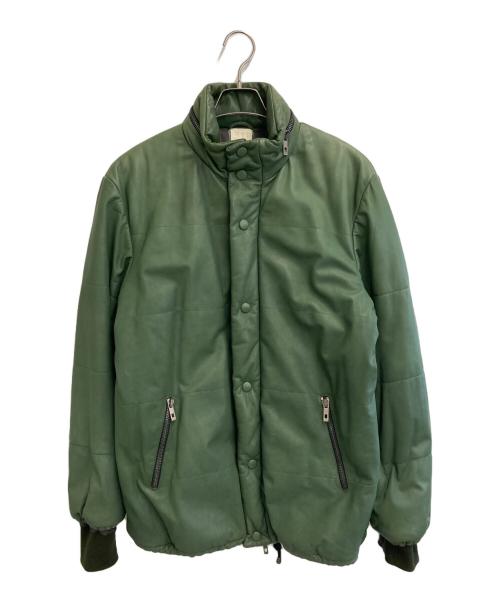 RUFFO（ルッフォ）RUFFO (ルッフォ) レザージャケット グリーン サイズ:Freeの古着・服飾アイテム