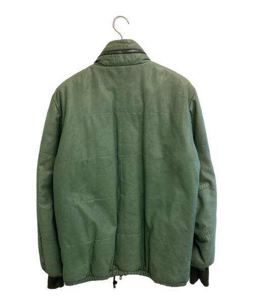 RUFFO（ルッフォ）RUFFO (ルッフォ) レザージャケット グリーン サイズ:Freeの古着・服飾アイテム