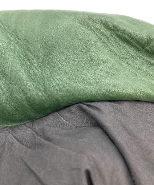 RUFFO（ルッフォ）RUFFO (ルッフォ) レザージャケット グリーン サイズ:Freeの古着・服飾アイテム