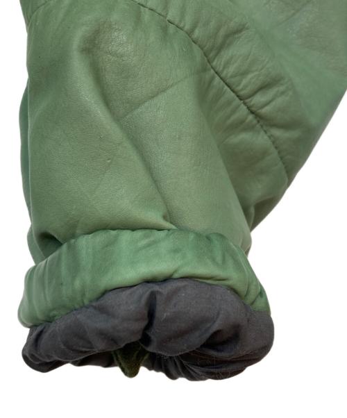 RUFFO（ルッフォ）RUFFO (ルッフォ) レザージャケット グリーン サイズ:Freeの古着・服飾アイテム