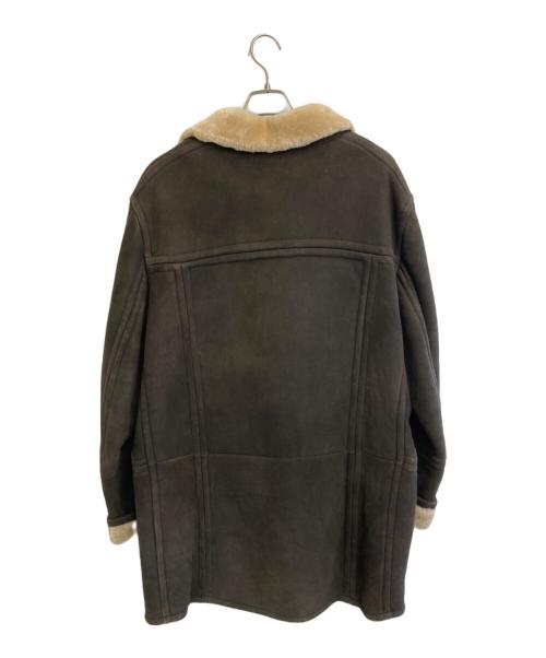 BOSS HUGO BOSS（ボス ヒューゴボス）BOSS HUGO BOSS (ボス ヒューゴボス) ムートンコート ブラウン サイズ:SIZE 54の古着・服飾アイテム