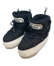 MSGM×MOON BOOT（エムエスジーエム×ムーンブーツ）の古着「ショートブーツ」｜ホワイト×ブラック