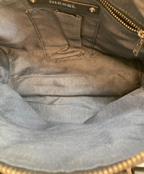DIESEL（ディーゼル）DIESEL (ディーゼル) LE ZIPPER 2WAYバッグ ブラックの古着・服飾アイテム
