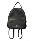 COACHコーチ）の古着「レザーリュック」｜ブラック