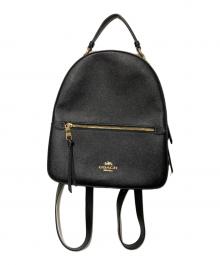 COACH（コーチ）の古着「レザーリュック」｜ブラック