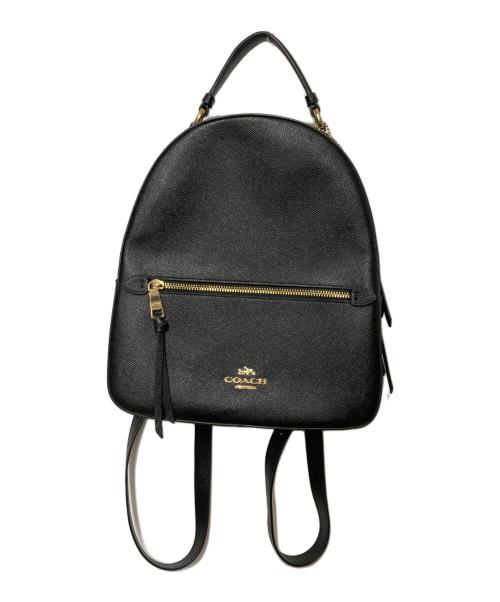 COACH（コーチ）COACH (コーチ) レザーリュック ブラックの古着・服飾アイテム