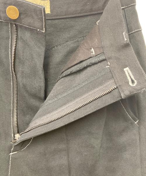 MALION VINTAGE（マリオンヴィンテージ）MALION VINTAGE (マリオンヴィンテージ) パッチワークフレアパンツ ブラック サイズ:25の古着・服飾アイテム