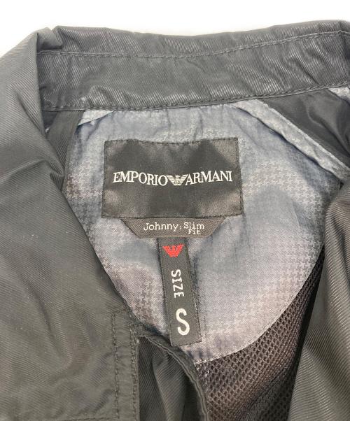 EMPORIO ARMANI（エンポリオ アルマーニ）EMPORIO ARMANI (エンポリオ アルマーニ) ナイロントレンチコート ブラック サイズ:SIZE Sの古着・服飾アイテム