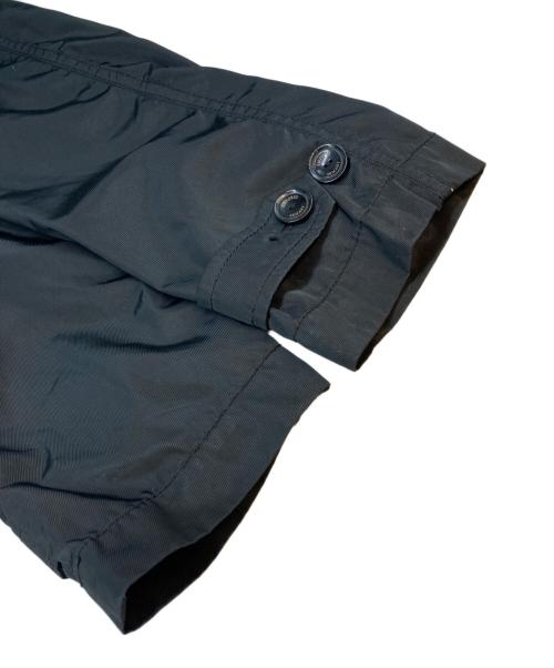 EMPORIO ARMANI（エンポリオ アルマーニ）EMPORIO ARMANI (エンポリオ アルマーニ) ナイロントレンチコート ブラック サイズ:SIZE Sの古着・服飾アイテム