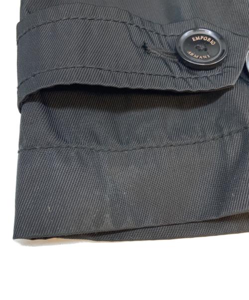 EMPORIO ARMANI（エンポリオ アルマーニ）EMPORIO ARMANI (エンポリオ アルマーニ) ナイロントレンチコート ブラック サイズ:SIZE Sの古着・服飾アイテム