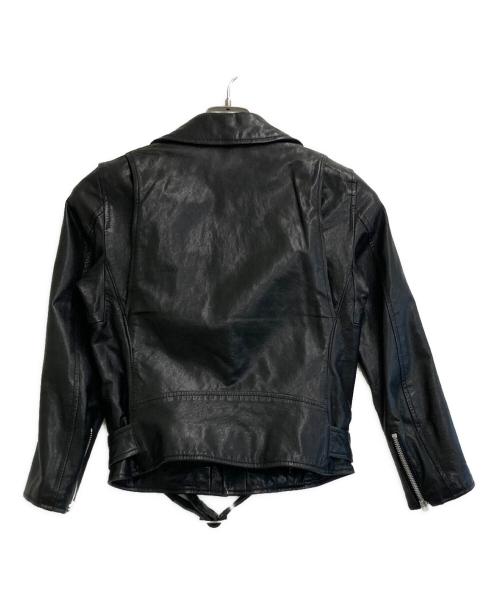beautiful people（ビューティフルピープル）beautiful people (ビューティフルピープル) UNITED ARROWS (ユナイテッドアローズ) ラムレザージャケット ブラック サイズ:140の古着・服飾アイテム