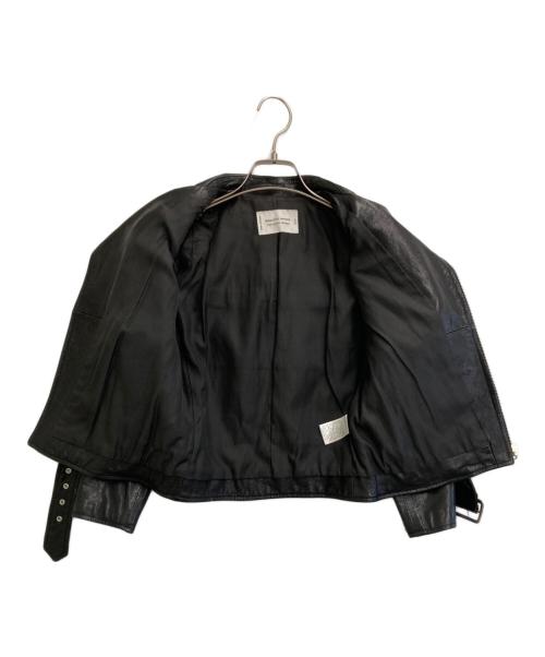 beautiful people（ビューティフルピープル）beautiful people (ビューティフルピープル) UNITED ARROWS (ユナイテッドアローズ) ラムレザージャケット ブラック サイズ:140の古着・服飾アイテム