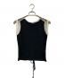 FUMIKA UCHIDA (フミカウチダ) TRIMMED APRON TEE ブラック サイズ:SIZE M：8000円