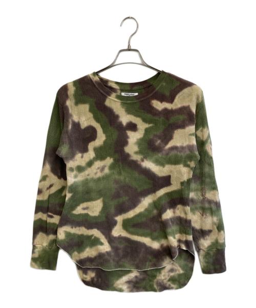 FUMIKA UCHIDA（フミカウチダ）FUMIKA UCHIDA (フミカウチダ) THERMAL TOP TIE-DYED CAMO オリーブ サイズ:SIZE Mの古着・服飾アイテム