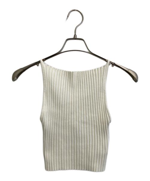 SHISHIKUI（シシクイ）SHISHIKUI (シシクイ) キャミソールニット ホワイト サイズ:SIZE Freeの古着・服飾アイテム