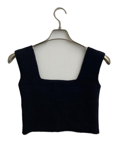 SHISHIKUI（シシクイ）SHISHIKUI (シシクイ) リブトップ ブラック サイズ:SIZE Freeの古着・服飾アイテム