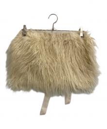 Mediam（ミディアム）の古着「Craft Fur Bag」｜アイボリー