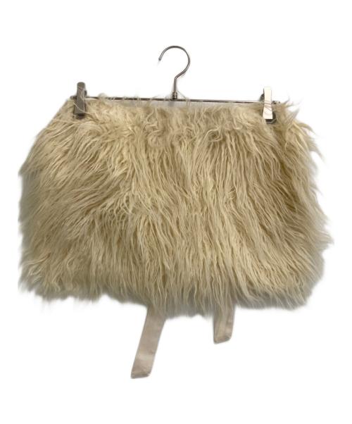 Mediam（ミディアム）Mediam (ミディアム) Craft Fur Bag アイボリー サイズ:ｆの古着・服飾アイテム