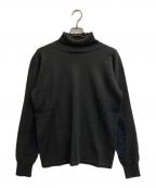 GUCCIグッチ）の古着「アルパカエルボーパッチニット」｜グレー