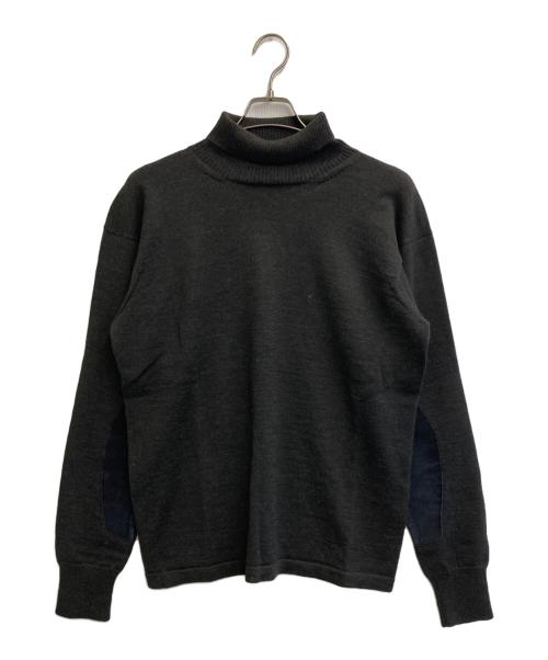 GUCCI（グッチ）GUCCI (グッチ) アルパカエルボーパッチニット グレー サイズ:SIZE XLの古着・服飾アイテム