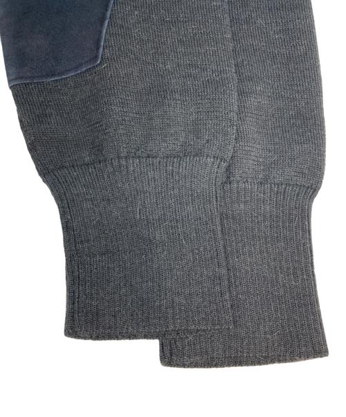 GUCCI（グッチ）GUCCI (グッチ) アルパカエルボーパッチニット グレー サイズ:SIZE XLの古着・服飾アイテム